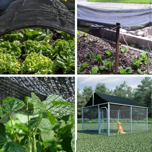 6.5X20Ft 40% Shade Cloth Mesh Tarp E4338