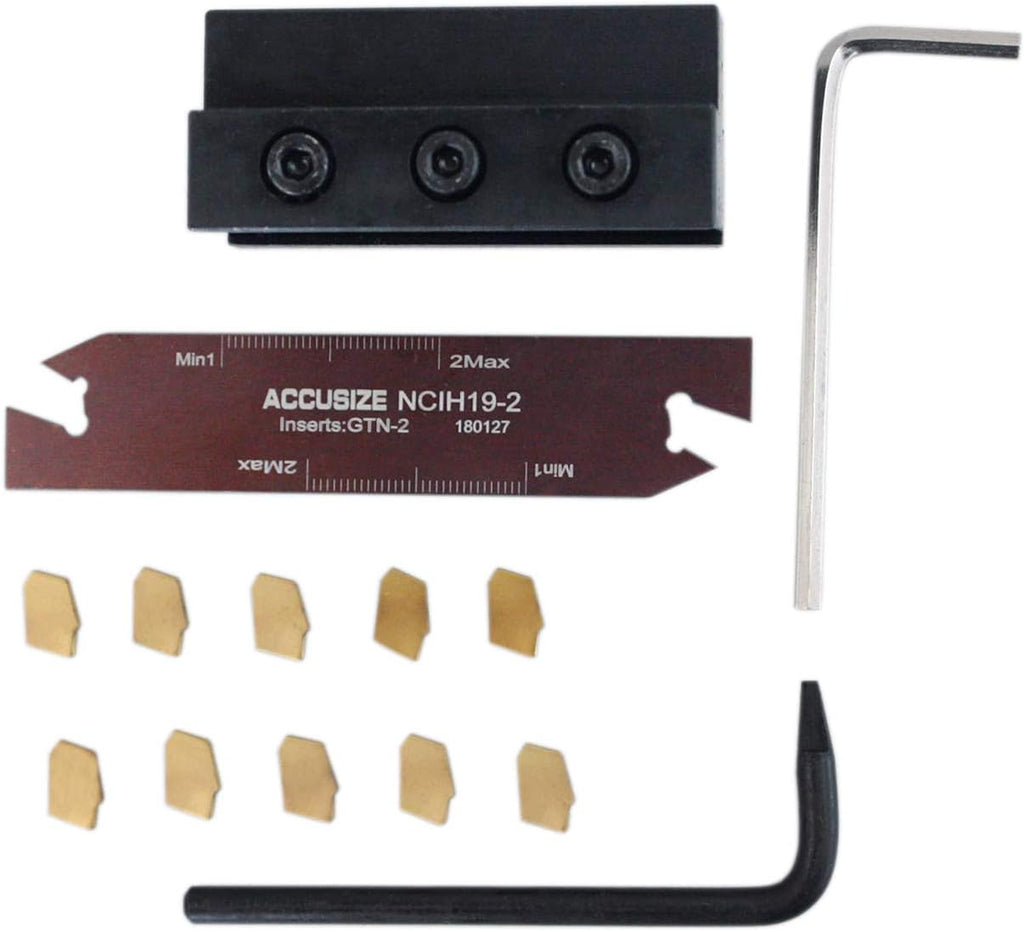 1/2'' Self-Lock Block with 10 Pcs Carbide Inserts and 1 Pc Blade G503