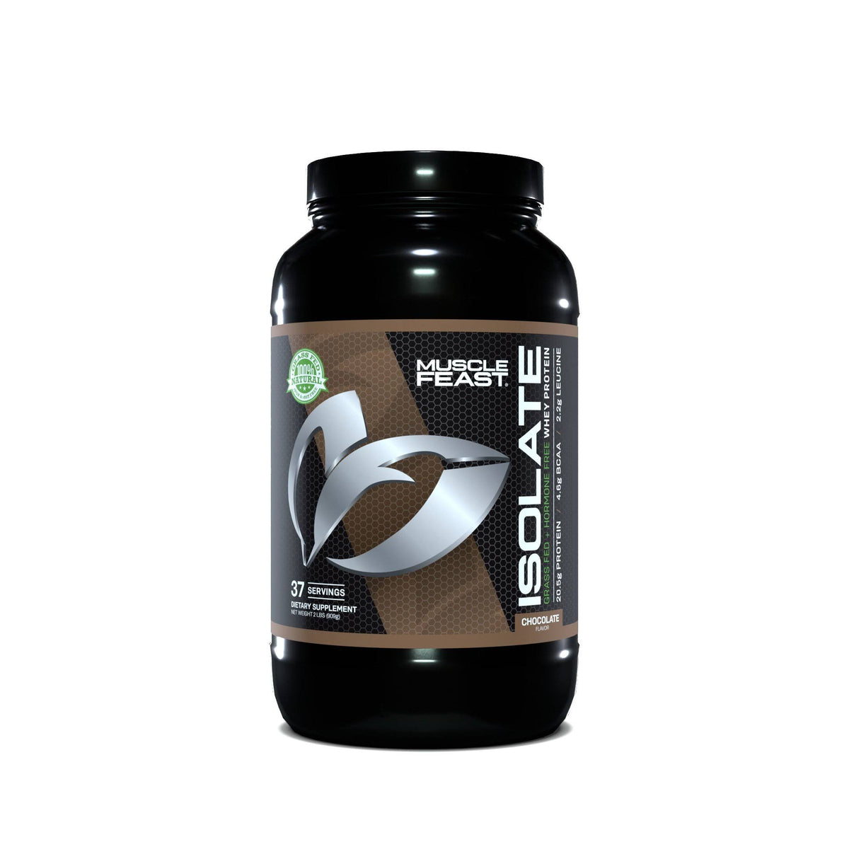 100% Pure Whey Protein Isolate Powder Cappuccino 5 lb E586