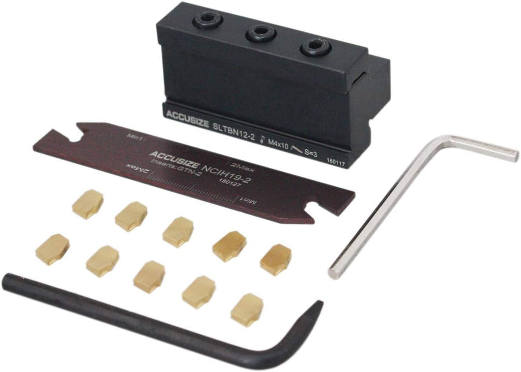 1/2'' Self-Lock Block with 10 Pcs Carbide Inserts and 1 Pc Blade G503