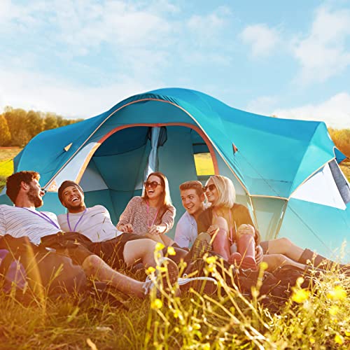 10-Person Double Layer Waterproof Camping Tent N204