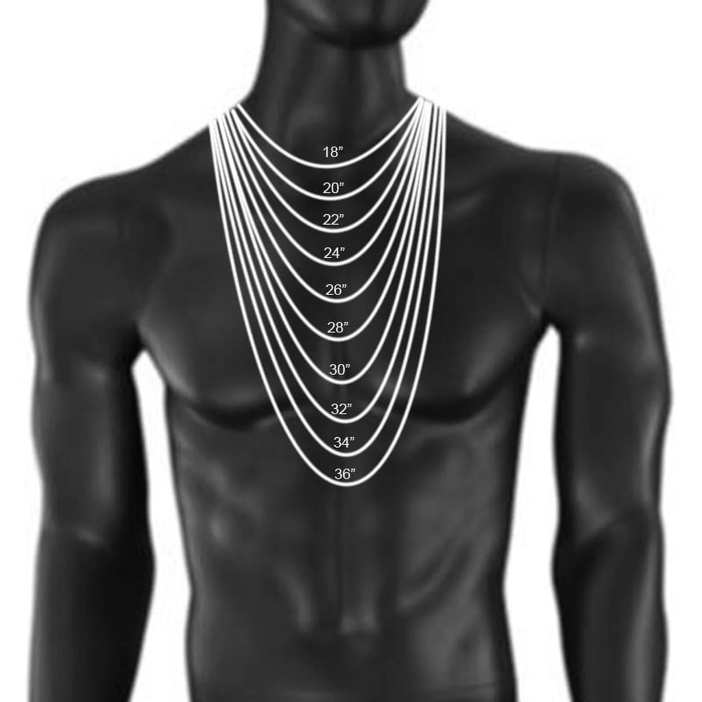 Titanium 7MM Box Link Matte Finish Gray Necklace Chain 18" R735