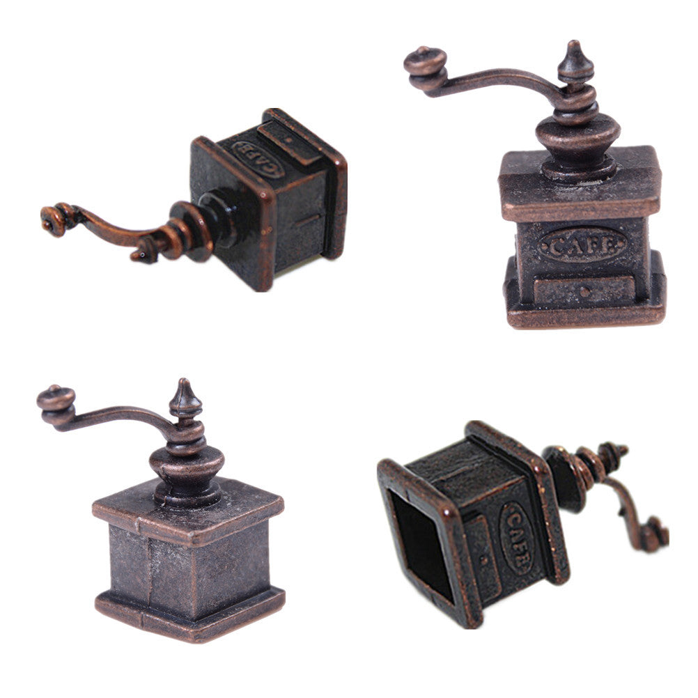 1/12 Dollhouse Miniature Kitchen Vintage Coffee Grinder F3955