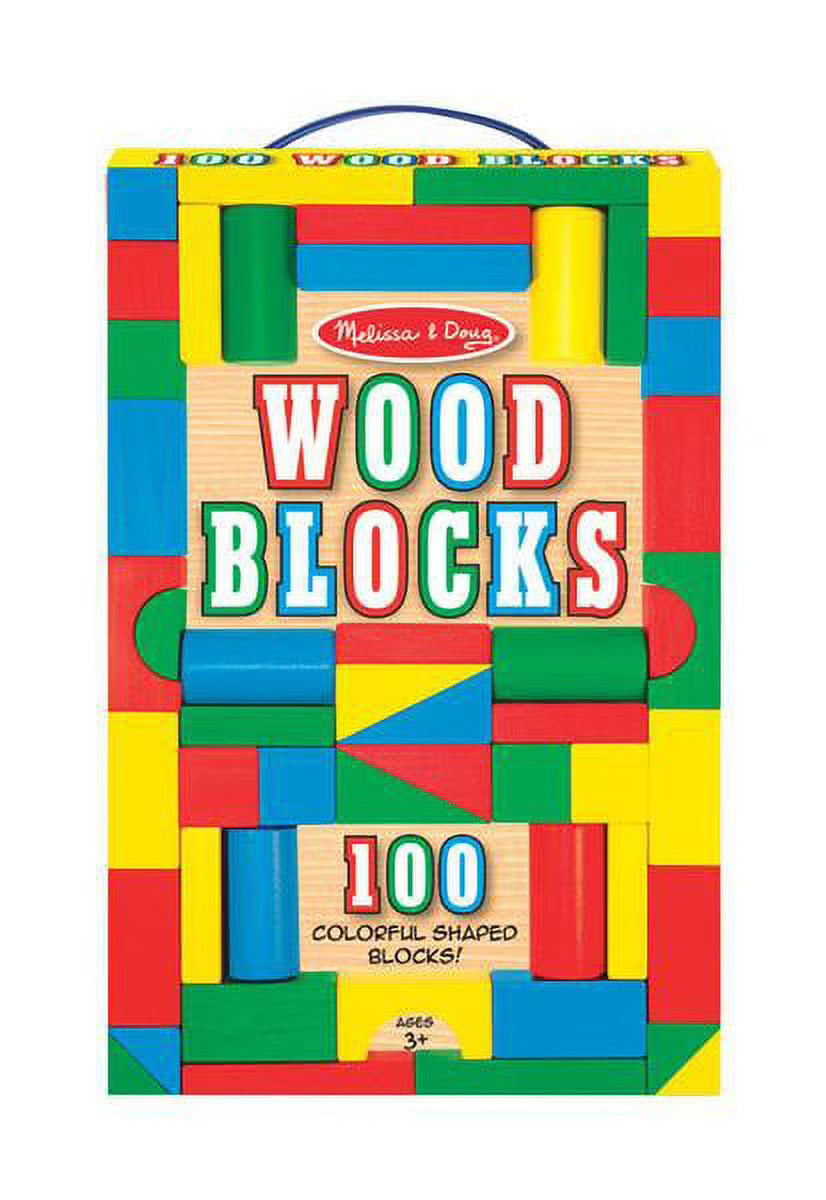 100 pc Wood Blocks Set T1992