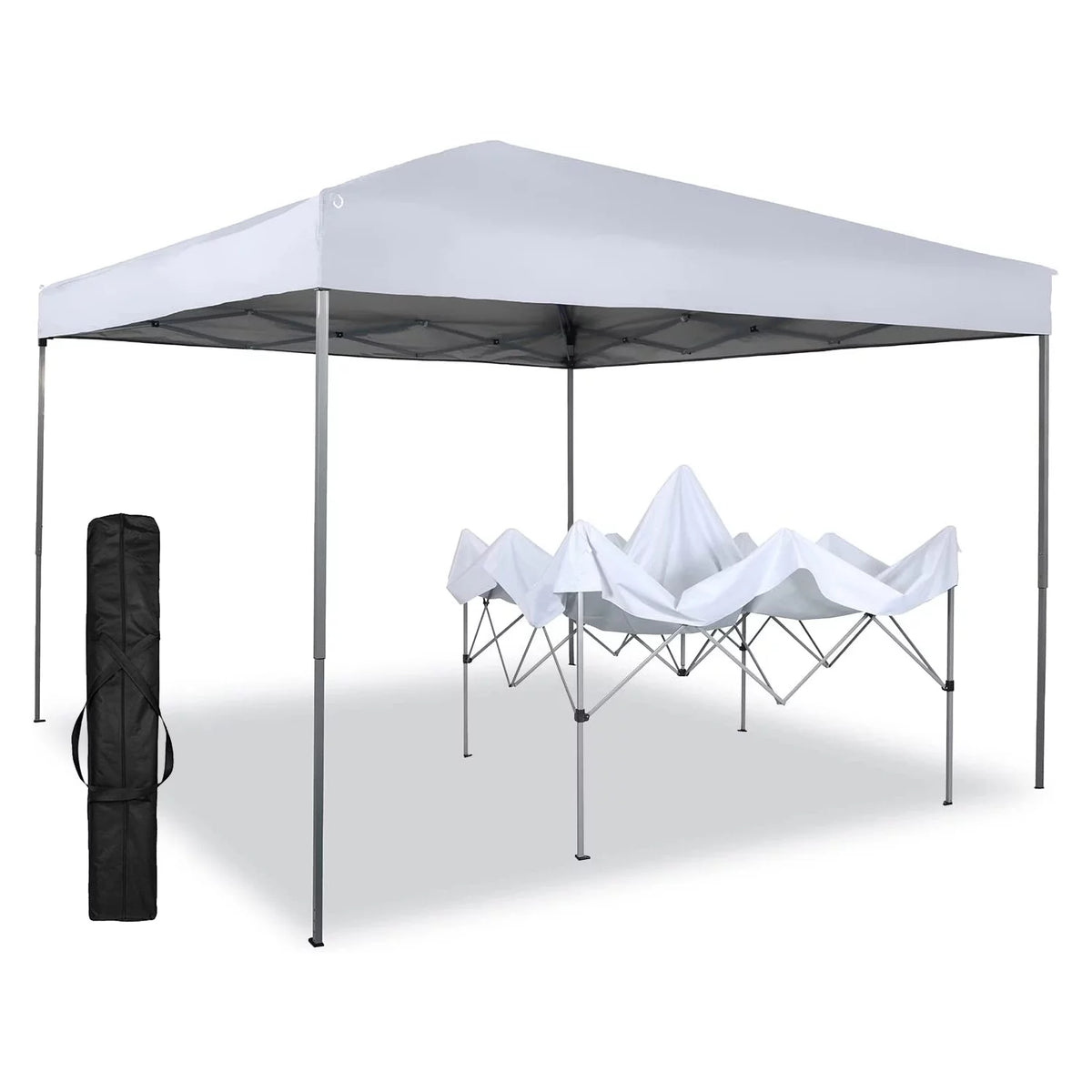 10x10 White Pop-up Canopy Tent with Bag A445179