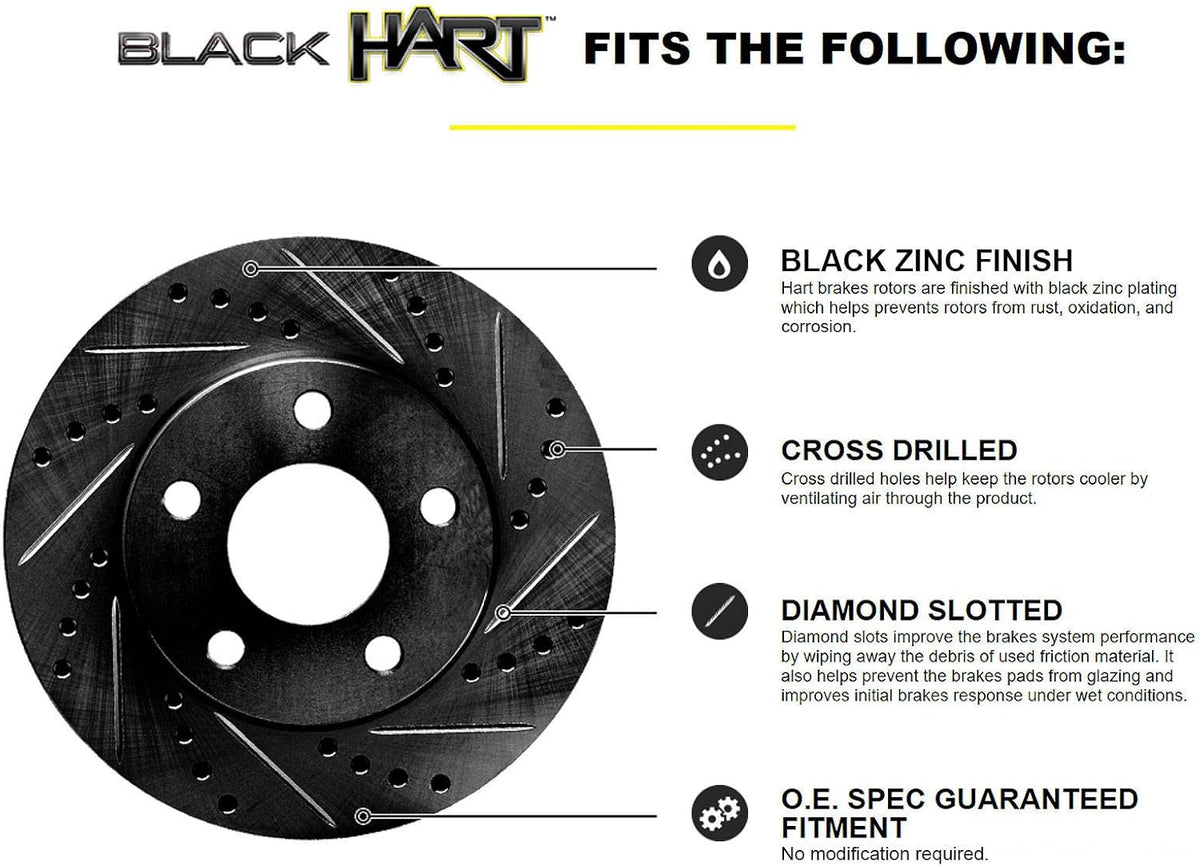 Black Hart Full Kit Brake Rotors X3097
