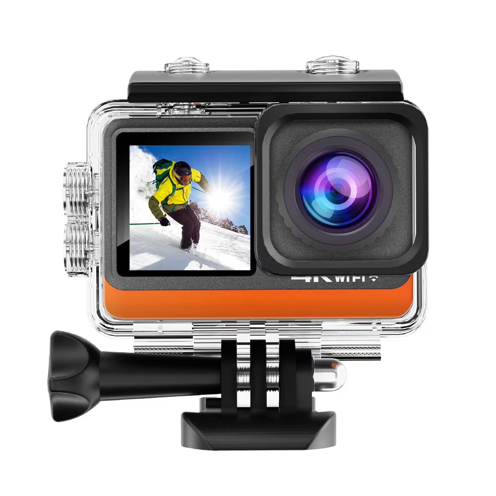 24MP Waterproof Sport Camera with Dual Screen M1442