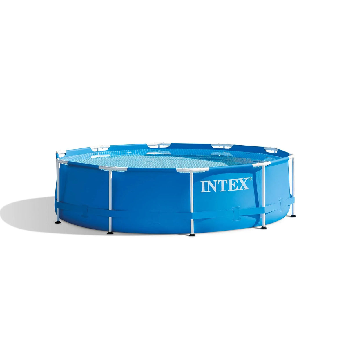 10ft x 30in Metal Frame Above Ground Swimming Pool Set with Filter Pump Q2761