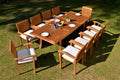 10 Seater 11 Pc Teak Dining Set X64859