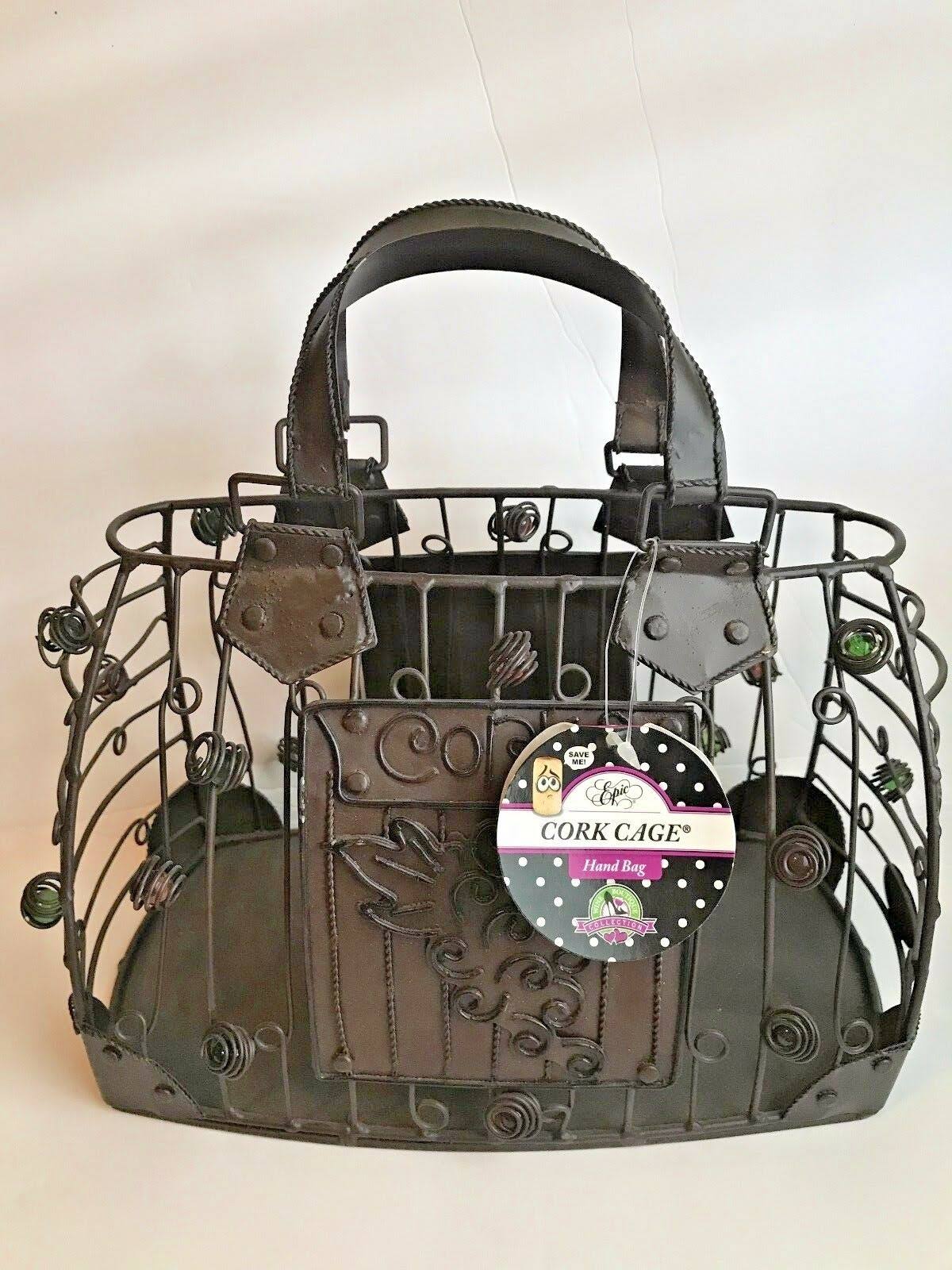 Cork Cage Hand Bag Q25517