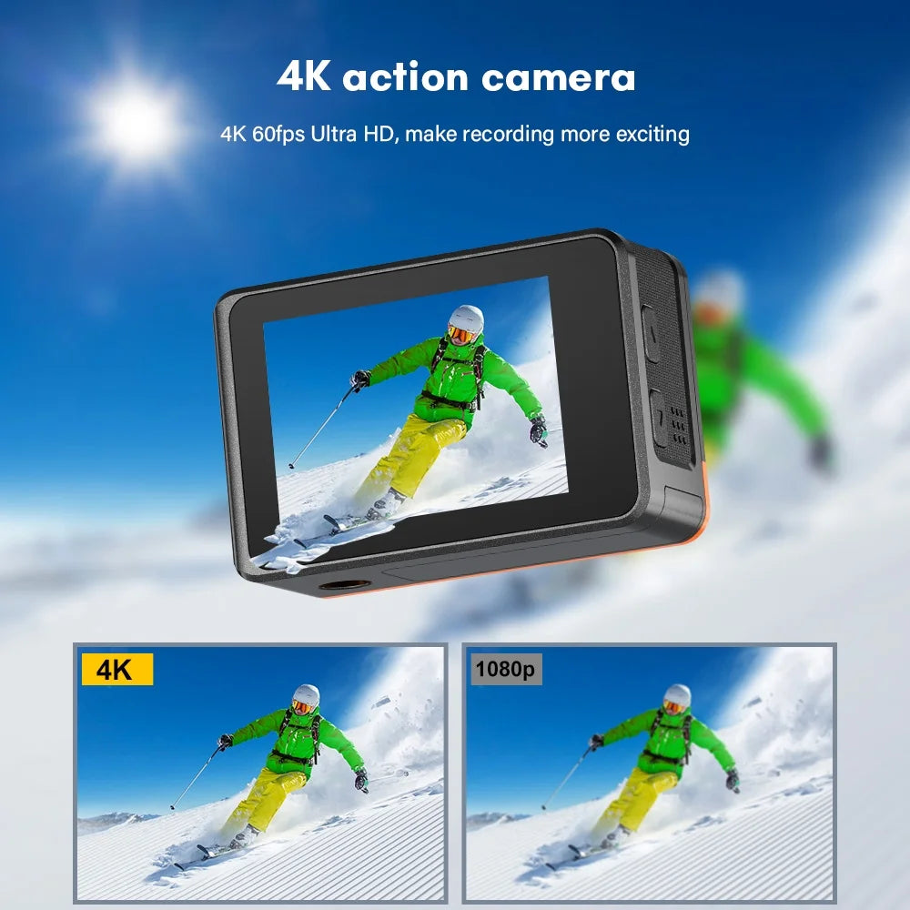 24MP Waterproof Sport Camera with Dual Screen V667056