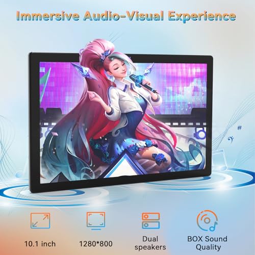 10.1 Inch Android 14 Tablet, Octa-Core, 64GB ROM, 8GB RAM, 128GB Expandable, Dual Camera, 5G WiFi, Bluetooth, FHD IPS Screen, 2 in 1 Tablet with Keyboard, Case, Stylus W182