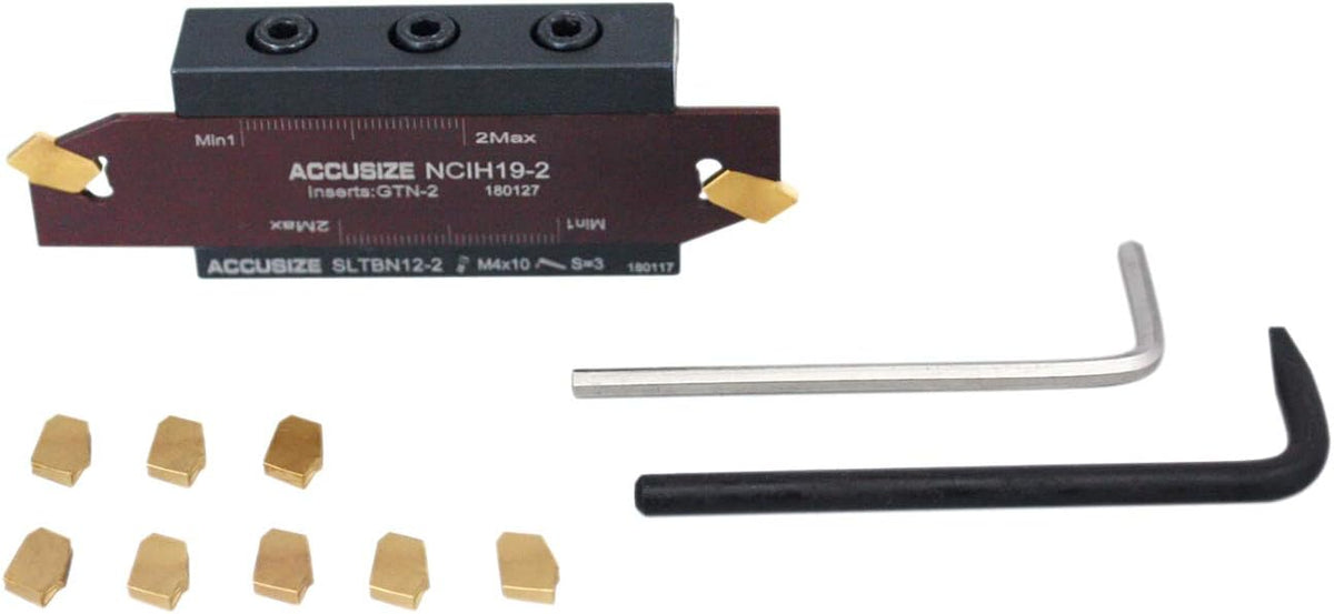 1/2'' Self-Lock Block with 10 Pcs Carbide Inserts and 1 Pc Blade G503