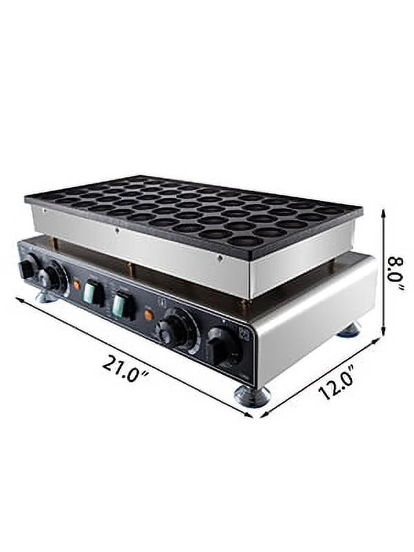 110V 50 Pieces 1700W Nonstick Mini Dutch Pancake Maker P336