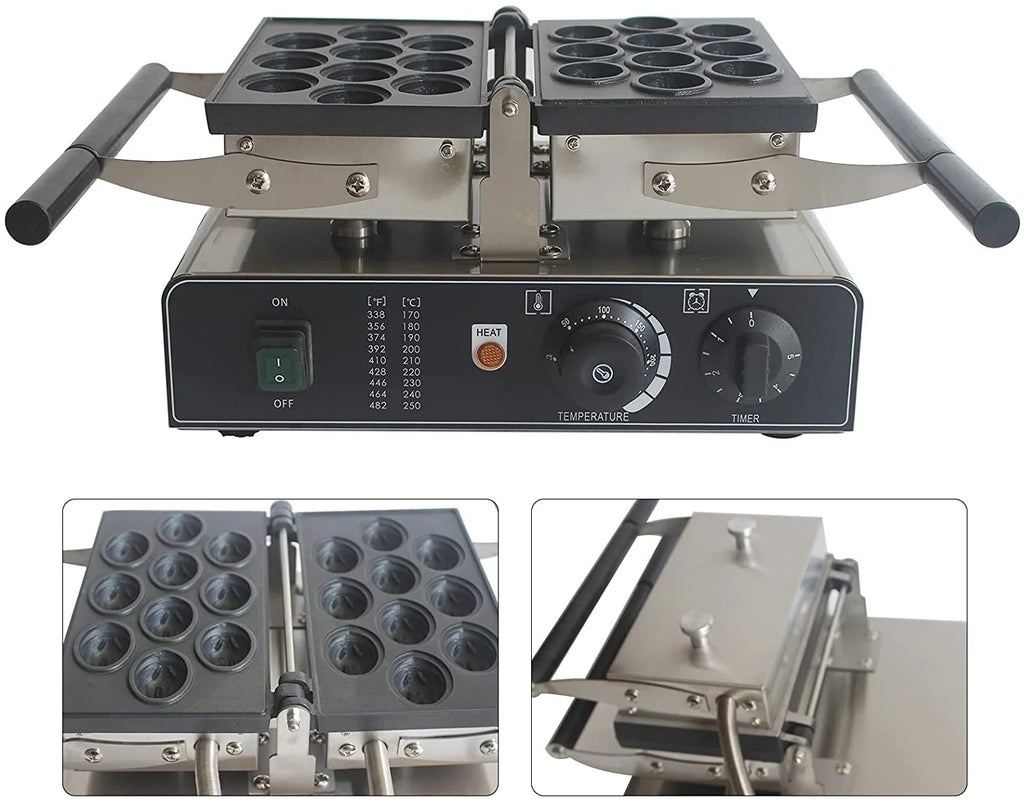 10 Holes Non-Stick Waffle Maker Q935