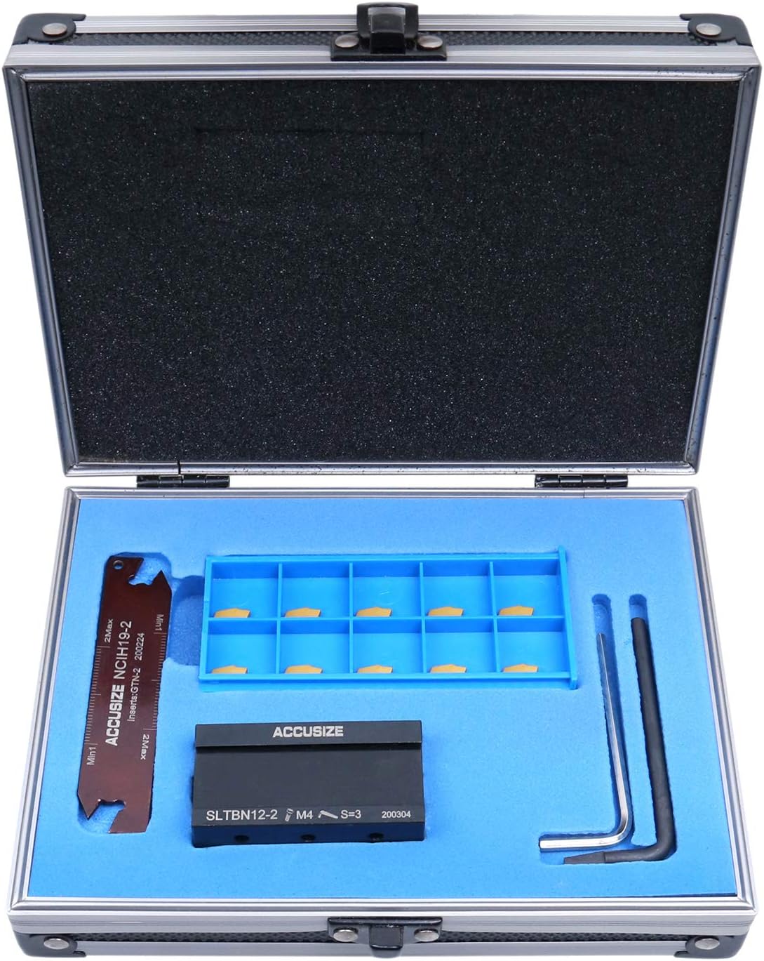 1/2'' Self-Lock Block with 10 Pcs Carbide Inserts and 1 Pc Blade G503