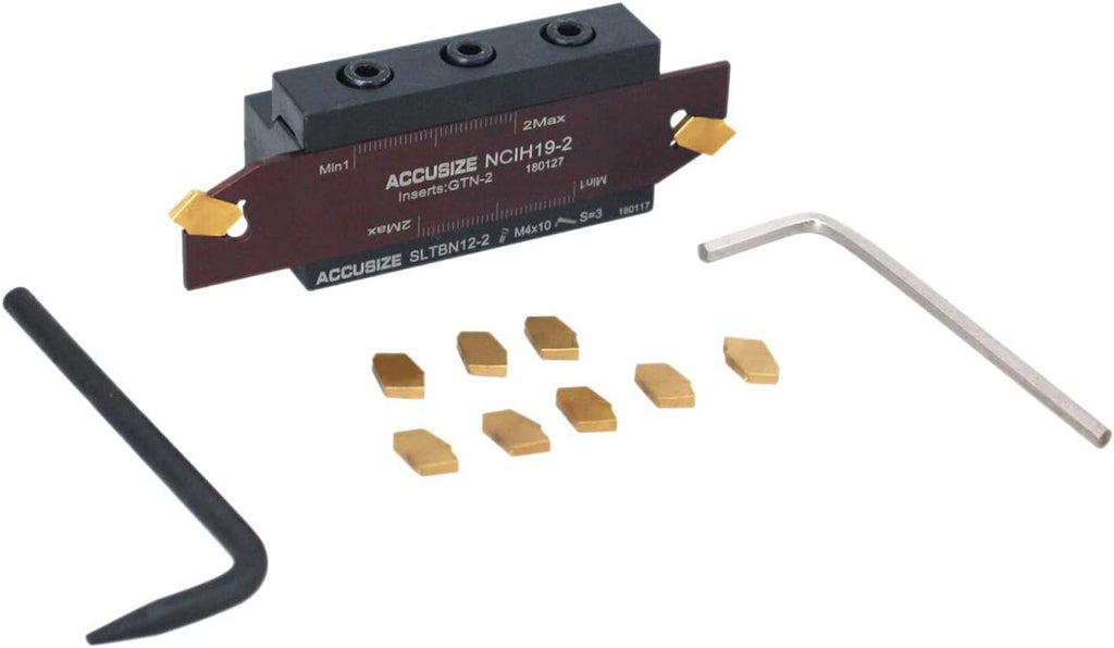 1/2'' Self-Lock Block with 10 Pcs Carbide Inserts and 1 Pc Blade G503