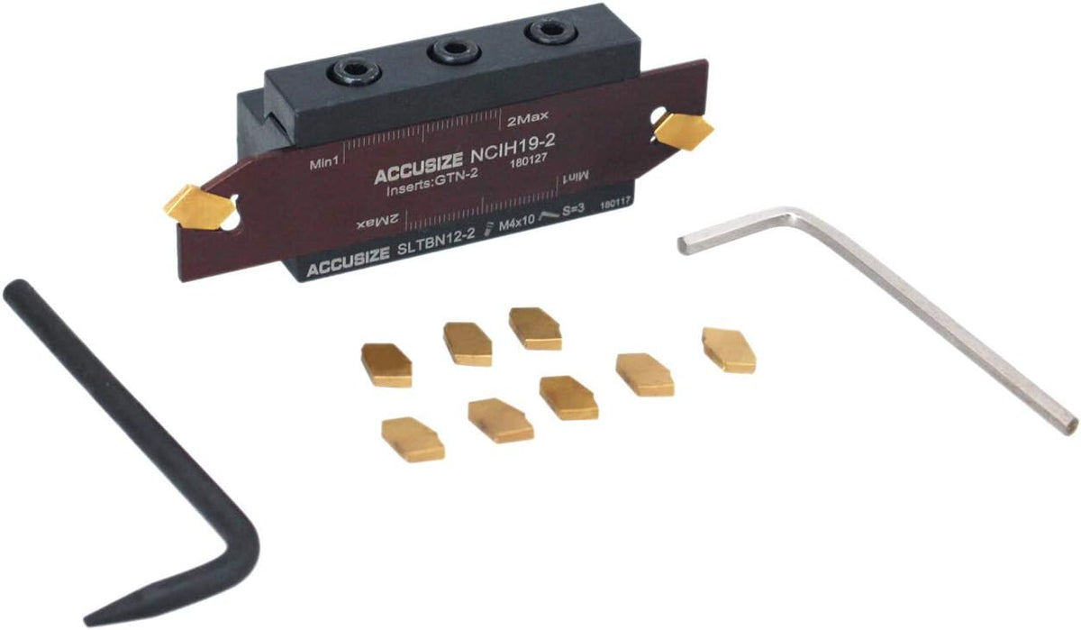 1/2'' Self-Lock Block with 10 Pcs Carbide Inserts and 1 Pc Blade G503