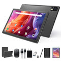 10.1 Inch Android 14 Tablet, Octa-Core, 64GB ROM, 8GB RAM, 128GB Expandable, Dual Camera, 5G WiFi, Bluetooth, FHD IPS Screen, 2 in 1 Tablet with Keyboard, Case, Stylus W182