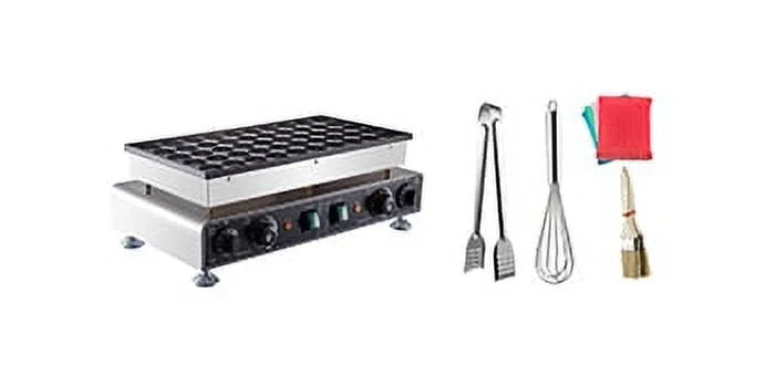 110V 50 Pieces 1700W Nonstick Mini Dutch Pancake Maker P336