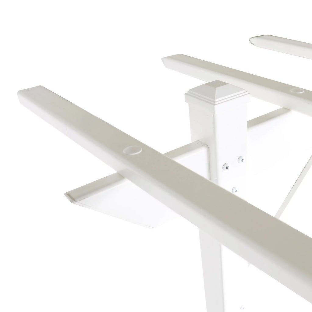 White PVC Garden Arbor T9594