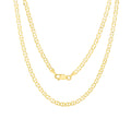 10k Yellow Gold Solid Anchor Chain Necklace 16" - 30" F990183