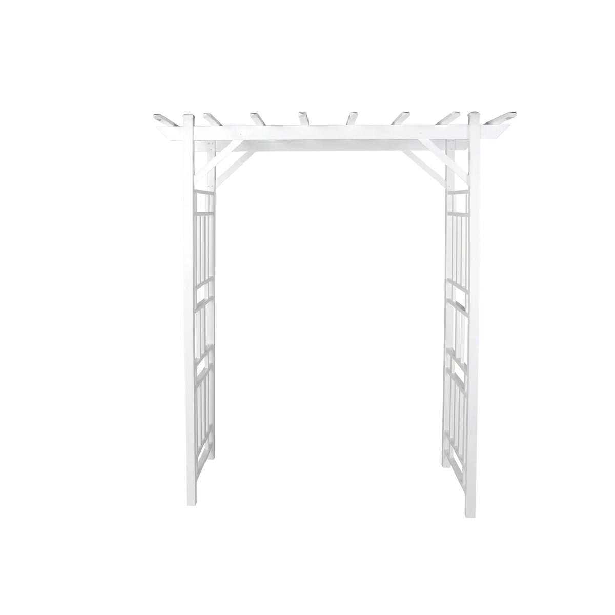 White PVC Garden Arbor T9594