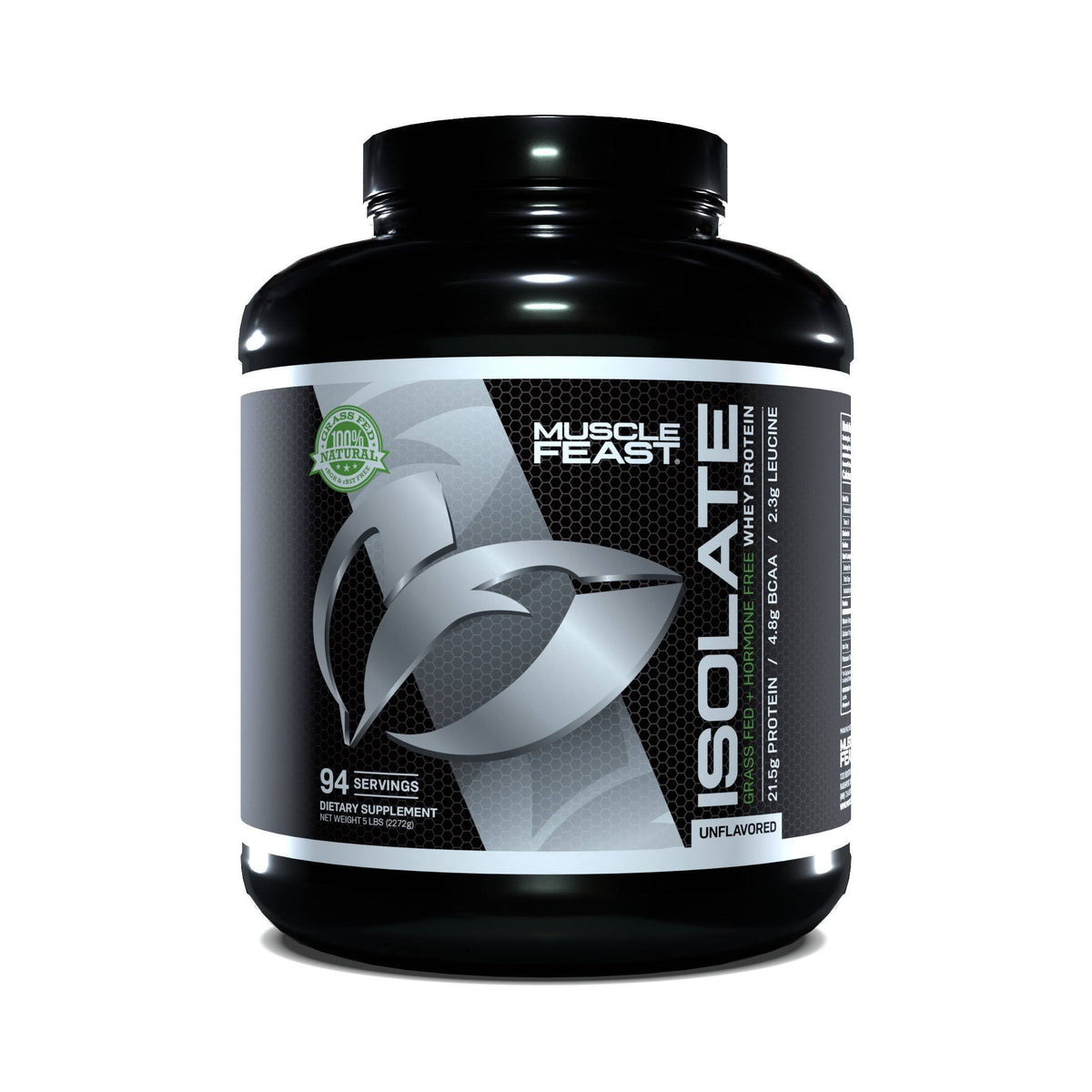 100% Pure Whey Protein Isolate Powder Cappuccino 5 lb E586
